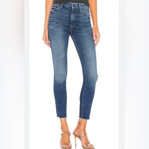 MOTHER High Rise Jeans in Blue